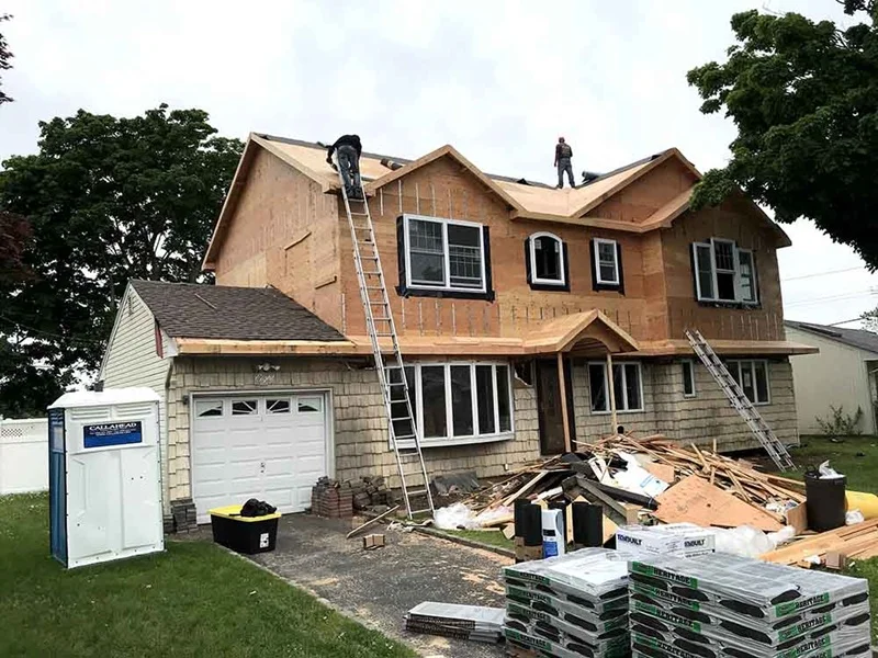 Complete home renovation showing before and after of a fully transformed living space